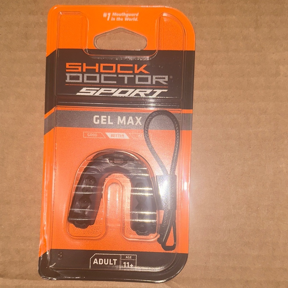 Shock Doctor Gel Max Mouthguard - Black